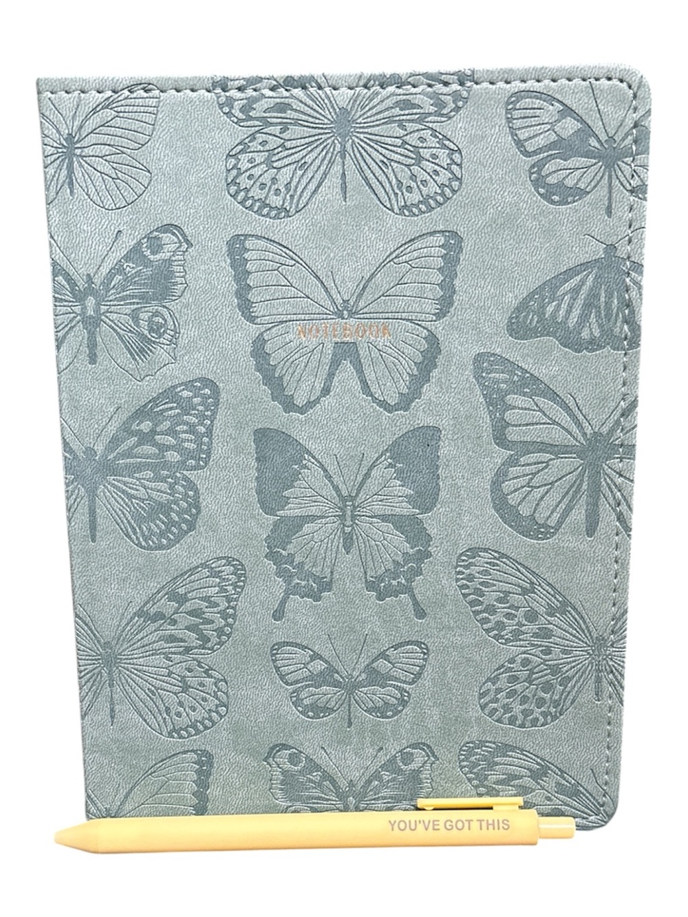 Butterfly-Embossed Journal with You’ve Got This pen